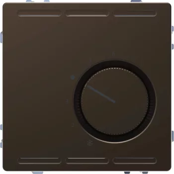   Schneider Electric Merten MEG5762-6052 Szobatermosztát váltóérintkezővel 10 A 250V AC  mokka - System-D (D-Life / D-Antik)