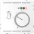 Schneider Electric Merten MEG5764-6035 padlótermosztát 10A 250V AC  lótuszfehér - System-D (D-Life / D-Antik)
