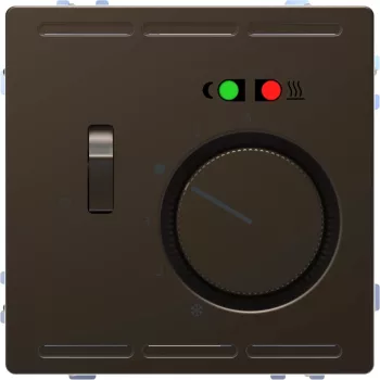   Schneider Electric Merten MEG5764-6052 padlótermosztát 10A 250V AC  mokka - System-D (D-Life / D-Antik)