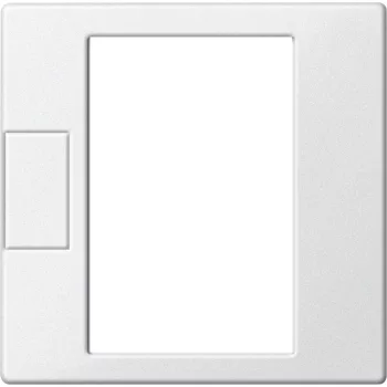Schneider Electric Merten MEG5775-0419 Fedlap, érintőképernyős termosztáthoz, System-M, mattfehér