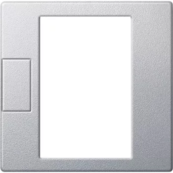Schneider Electric Merten MEG5775-0460 Fedlap, érintőképernyős termosztáthoz, System-M, alumínium