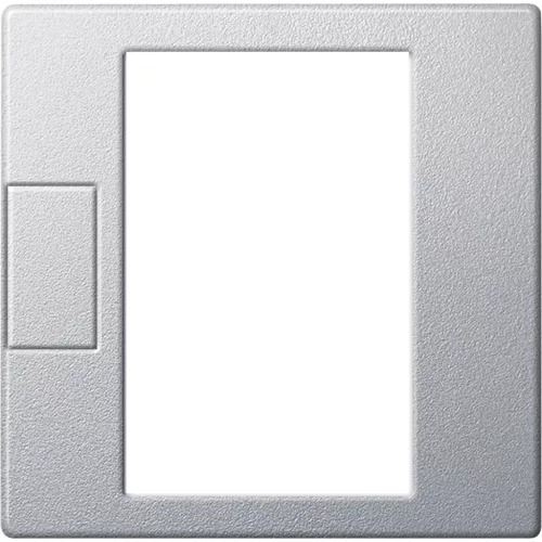 Schneider Electric Merten MEG5775-0460 Fedlap, érintőképernyős termosztáthoz, System-M, alumínium