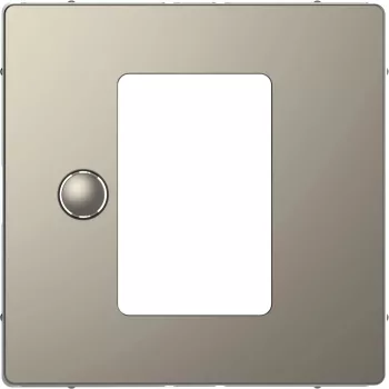 Schneider Electric Merten MEG5775-6050 Fedlap, érintőképernyős termosztáthoz, System-D, nikkel