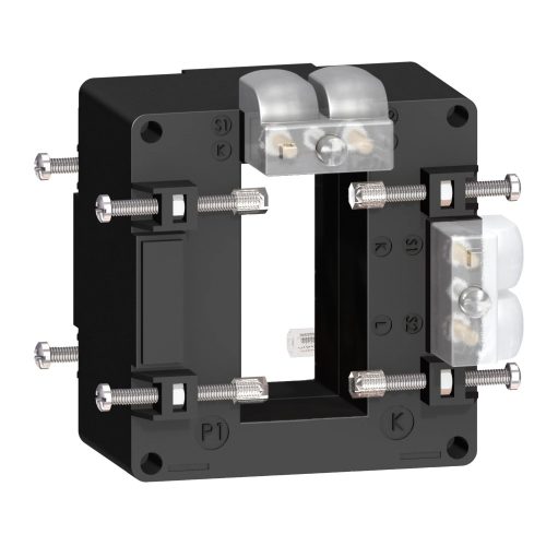 Schneider Electric METSECT5DA040 TI áramváltó 400/5A (32x65) klíma álló, gyűjtősínhez kettős szekunder kivezetéssel (DA)