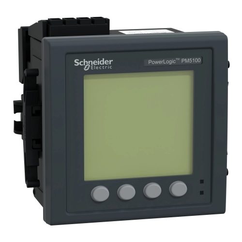 Schneider Electric METSEPM5111 PM5111 Teljesítménymérő, MID, RS 485 (Modbus), min/max napló, riasztások, DO (kWh), 100-415 V AC