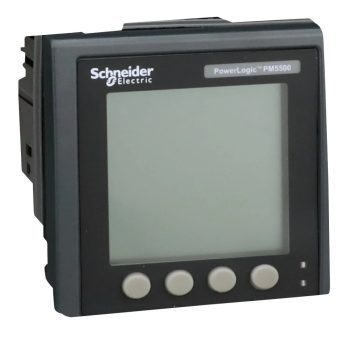   Schneider Electric METSEPM5560 PM5560 Teljesítménymérő, Modbus és Ethernet, memória, 4 DI / 2 DO, riasztások, 100-480 V AC