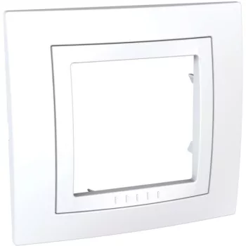 Schneider Unica Basic MGU2.002.18 1-es fehér keret