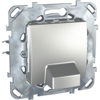   Schneider Unica MGU50.862.30Z kábelkivezető alumínium burkolattal, keret nélkül, süllyesztett