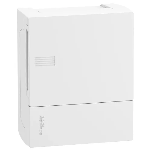 Schneider Resi9 MP MIP12106 kiselosztó, teli ajtó, falon kívüli szerelés, 1x6 modul