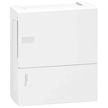 Schneider Resi9 MP MIP12108 kiselosztó, teli ajtó, falon kívüli szerelés, 1x8 modul