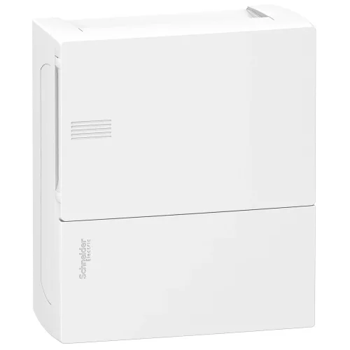 Schneider Resi9 MP MIP12108 kiselosztó, teli ajtó, falon kívüli szerelés, 1x8 modul