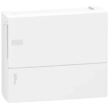 Schneider Resi9 MP MIP12112 kiselosztó, teli ajtó, falon kívüli szerelés, 1x12 modul
