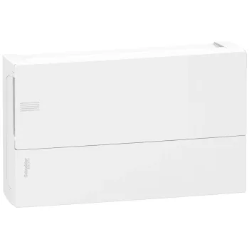 Schneider Resi9 MP MIP12118 kiselosztó, teli ajtó, falon kívüli szerelés, 1x18 modul