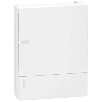 Schneider Resi9 MP MIP12212 kiselosztó, teli ajtó, falon kívüli szerelés, 2x12 modul
