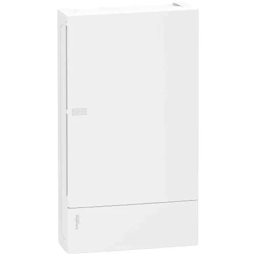 Schneider Resi9 MP MIP12312 kiselosztó, teli ajtó, falon kívüli szerelés, 3x12 modul