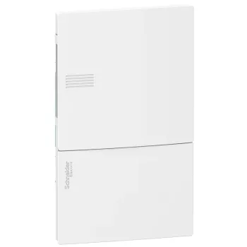 Schneider Resi9 MP MIP22104 kiselosztó, teli ajtó, süllyesztett szerelés, 1x4 modul