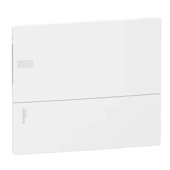 Schneider Resi9 MP MIP22112 kiselosztó, teli ajtó, süllyesztett szerelés, 1x12 modul