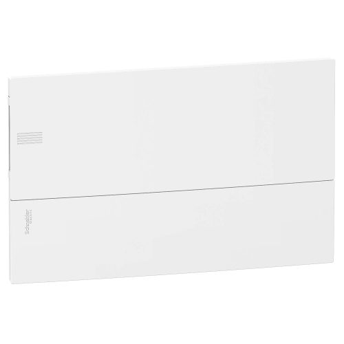 Schneider Electric MIP22118 Mini Pragma műanyag kiselosztó, 18 modul, 1 sor, IP40, teli fehér ajtóval, süllyesztett Schneider MIP22118