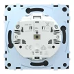 Schneider Electric Merten MTN2301-6034 Földelt csatlakozóaljzat 2P+F (dugalj), antracit burkolattal, keret nélkül, süllyesztett, rugós bekötés, 16A 250V - System-D (D-Life / D-Antik)