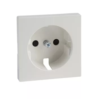   Schneider Merten MTN2330-0319 földelt csatlakozóaljzat (dugalj) burkolat, gyermekvédelemmel, 2P+F, polárfehér , süllyesztett, 16A 250V (Merten M-Smart, M-Plan, M-Elegance)