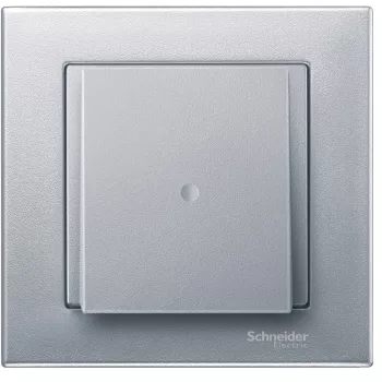   Schneider Merten MTN295560 kábelkivezető alumínium burkolattal kerét nélkül (Merten M-Smart, M-Plan, M-Elegance)