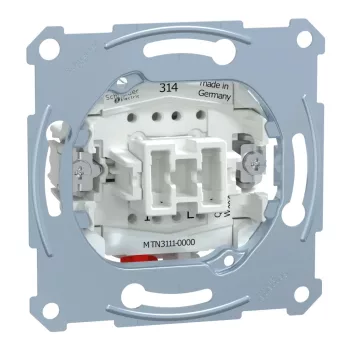 Schneider Electric Merten MTN3111-0000 Egypólusú kapcsoló, rugós, 10AX (101)