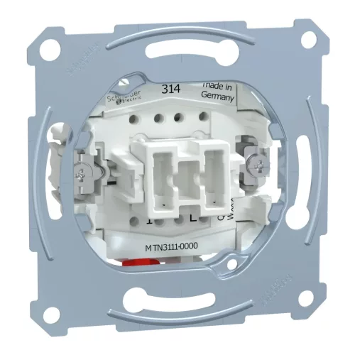 Schneider Electric Merten MTN3111-0000 Egypólusú kapcsoló, rugós, 10AX (101)