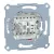 Schneider Electric Merten MTN3126-0000 Kettős váltókapcsoló, rugós, 10AX (106+6)