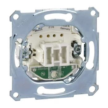 Schneider Electric Merten MTN3131-0000 Egypólusú kapcsoló, jelzőfénnyel, rugós, 10AX