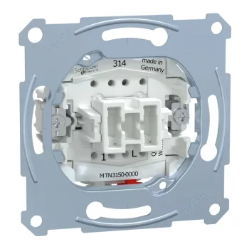 Schneider Electric Merten MTN3150-0000 Egypólusú nyomó, záróérintkezős (NO), rugós, 10A