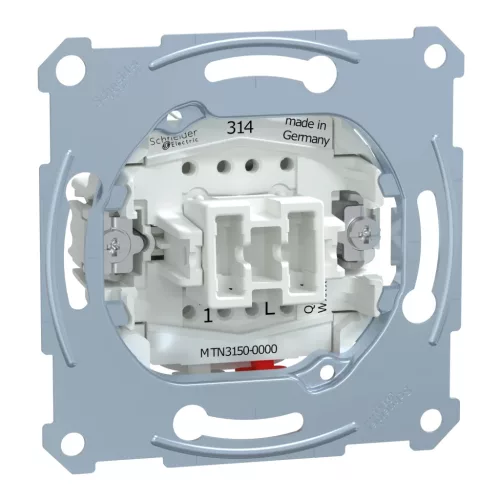 Schneider Electric Merten MTN3150-0000 Egypólusú nyomó, záróérintkezős (NO), rugós, 10A