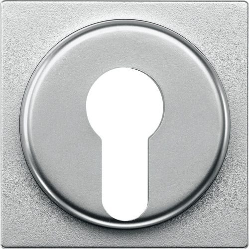 Schneider MTN318160 alumínium burkolat kulcsos kapcsolókhoz betétekhez (Merten M-Smart, M-Plan, M-Elegance)