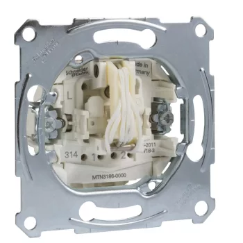   Schneider Merten MTN3186-0000 húzózsinóros váltókapcsoló betét 10 A, AC 250 V burkolat és keret nélkül (Merten M-Smart, M-Plan, M-Elegance)