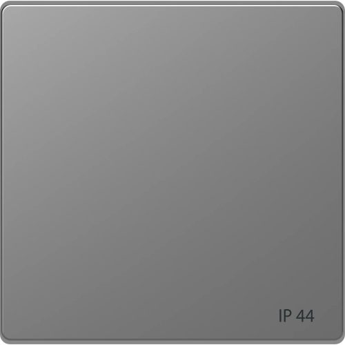 Schneider MTN3304-6036 IP44 (VÍZMENTES) 1-es billentyű acél ( Merten D-Life)
