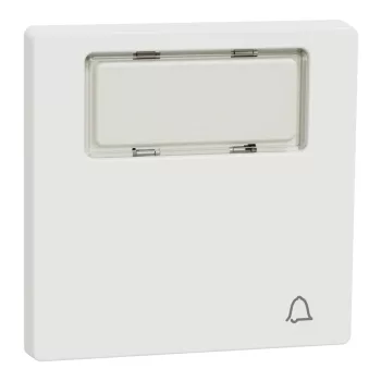 Schneider Electric Merten MTN3365-6037 Feliratozható billentyű, csengőjellel, System-D, mattfehér