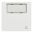Schneider Electric Merten MTN3365-6037 Feliratozható billentyű, csengőjellel, System-D, mattfehér