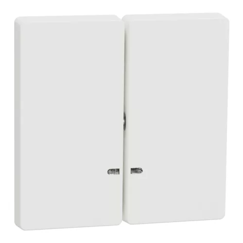 Schneider Electric Merten MTN3420-6037 Dupla billentyű, fényjelzős funkciókhoz, System-D, mattfehér