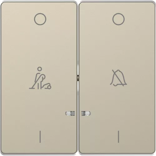 Schneider Electric Merten MTN3429-6033 dupla billentyű, ne zavarj/takarítás szimbólummal, szahara - System-D (D-Life / D-Antik)