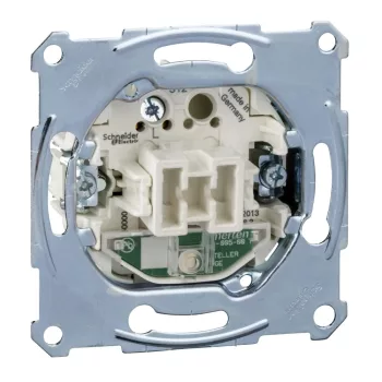   Schneider Merten MTN3536-0000 váltókapcsoló betét (106), jelzőfénnyel, burkolat és keret nélkül, csavaros bekötés, süllyesztett 16A 250V
