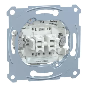   Schneider Electric Merten MTN3715-0000 redőnykapcsoló betét 10A 250V süllyesztett, rugós bekötés, burkolat és keret nélkül