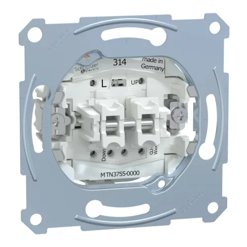Schneider Electric Merten MTN3755-0000 Redőnynyomó, rugós, 10AX