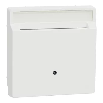   Schneider Electric Merten MTN3854-6037 fedlap hotelkártya kapcsolókhoz  mattfehér - System-D (D-Life / D-Antik)