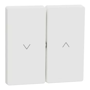 Schneider Electric Merten MTN3855-6037 Dupla billentyű, redőnyvezérléshez, System-D, mattfehér