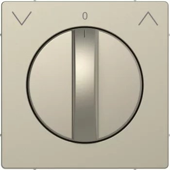   Schneider Electric Merten MTN3875-6033 fedlap forgatógombos redőnynyomóhoz  szahara - System-D (D-Life / D-Antik)