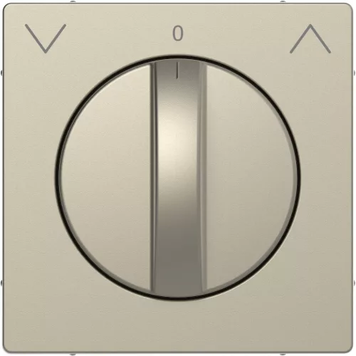 Schneider Electric Merten MTN3875-6033 fedlap forgatógombos redőnynyomóhoz  szahara - System-D (D-Life / D-Antik)