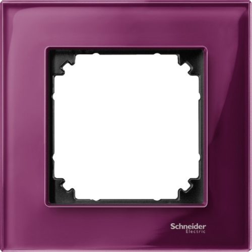 Schneider Merten MTN4010-3206 1-es rubinvörös üvegkeret (Schneider M-Elegance)