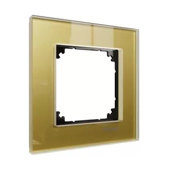   Schneider Merten MTN4010-3241 1-es arany üvegkeret (Schneider M-Elegance)