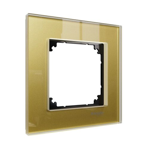 Schneider Merten MTN4010-3241 1-es arany üvegkeret (Schneider M-Elegance)