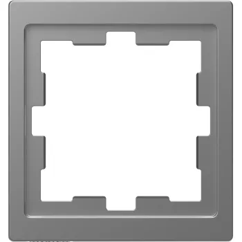   Schneider Merten MTN4010-6536 1-es acél keret (Schneider D-Life)