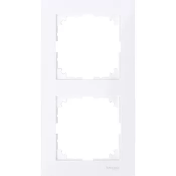   Schneider Electric Merten M-Pure MTN4020-3625 kettes keret aktívfehér függőleges és vízszintes elhelyezéssel - System-M